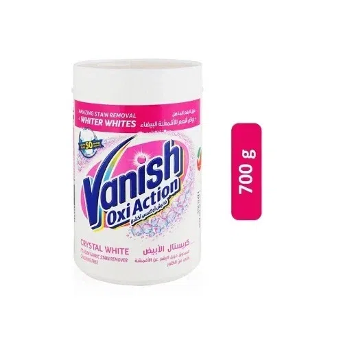 Vanish Oxi Action Crystal White Fabric Stain Remover Powder - 700g