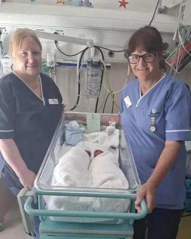 The reported arrival of two healthy babies brings joy and concludes an emotional 17-year journey for the family.