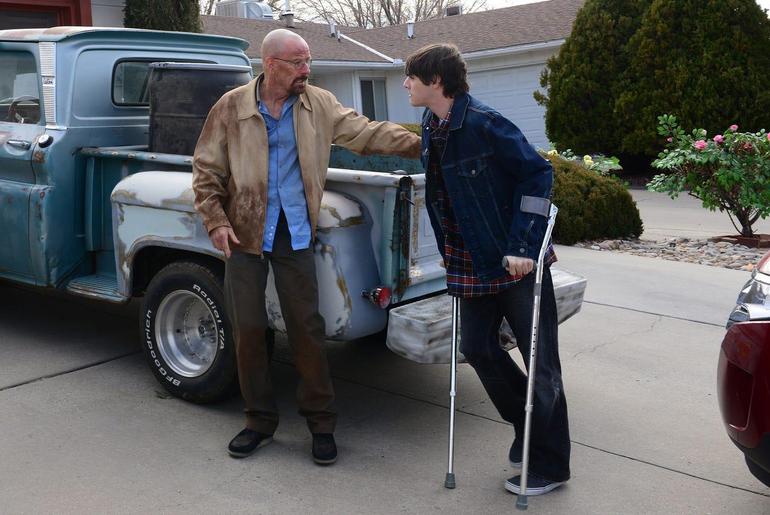 The actor behind Walter White Jr.