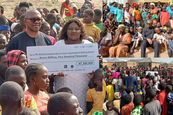 PHOTOS: Obi visits victims of recent Plateau attacks, donates ₦7.5m to IDPs