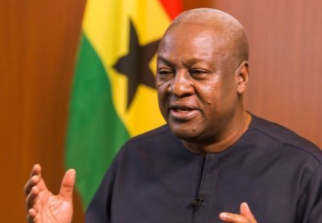 Ghana President, John Dramani Mahama