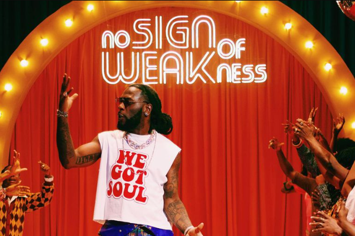 Burna Boy said personal experience inspired his new album title, No Sign of Weakness.