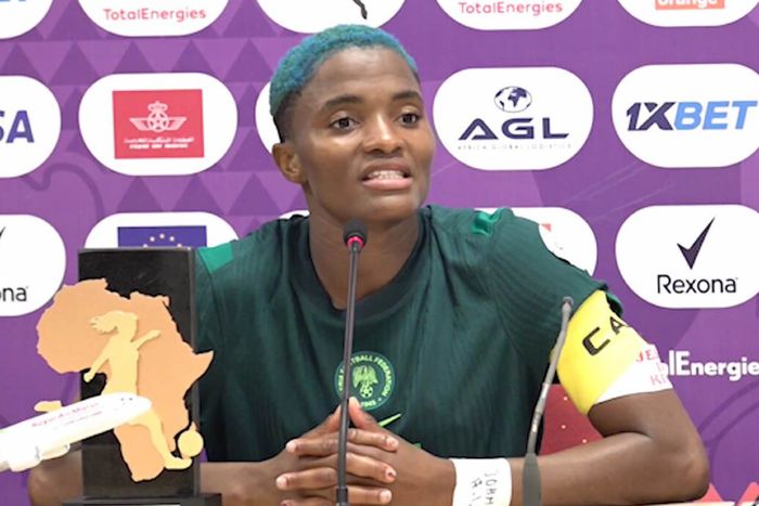 Rasheedat Ajibade, captain of the Super Falcons.