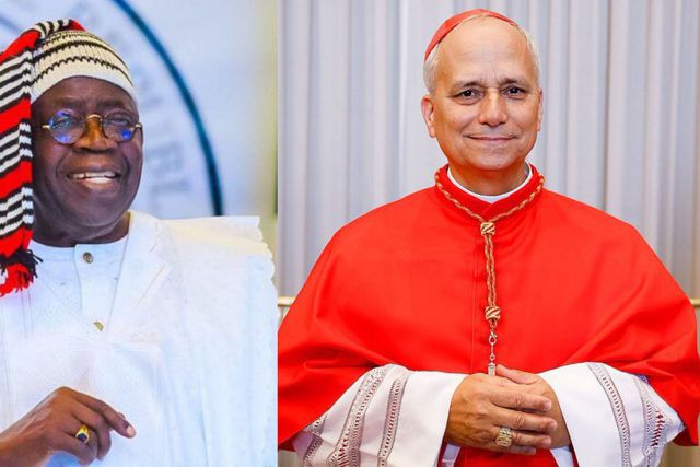 Pope Leo XIV invites Tinubu to his official inauguration on Sunday