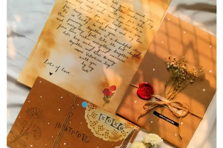 5 easy steps to make a vintage handwritten love letter