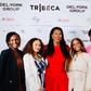 Filmmaker and UN Women Regional Goodwill Ambassador, Stephanie Linus (centre), and other attendees at the Del-York Group & Tribeca partnership event. The collaboration marks a significant step toward advancing creative industry opportunities across Africa