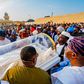 Dangote, Osinbajo attend Awujale’s Islamic funeral rites as traditionalists clash with security operatives (Photos)