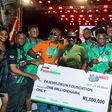 Bet9ja Foundation scores gig for charity at Bet9ja Football Carnival with ₦2m in charity donation
