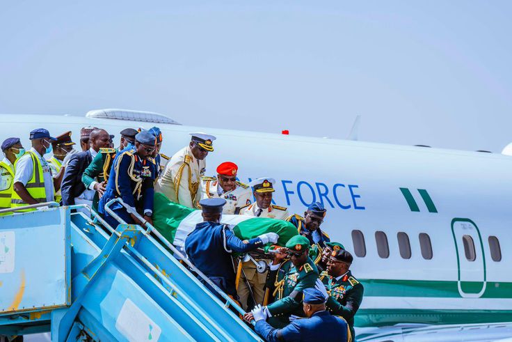 JUST IN: Buhari’s body arrives Katsina ahead of burial in Daura