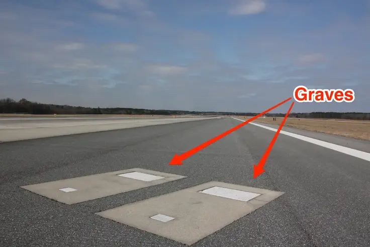 This popular airport has graves in its runway and here's why