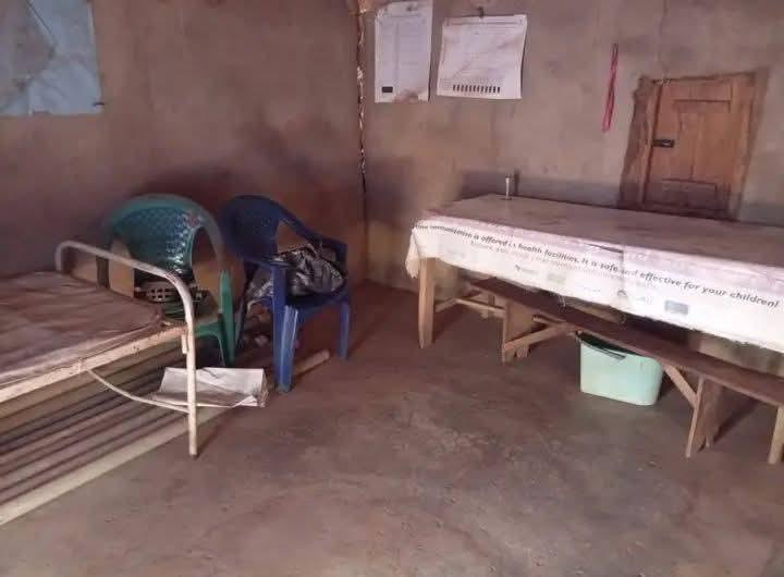 mud-built health centre in an Ebonyi community