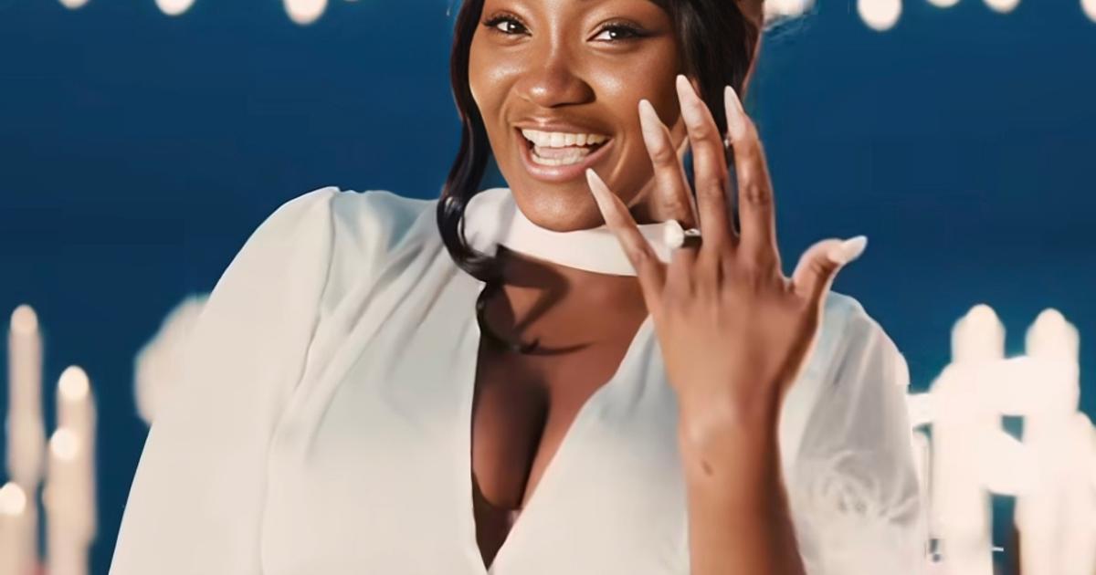 Actress Omotola Jalade's daughter unveils mystery fiancé
