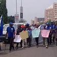 ‘35 years of service, ₦30,000 pension’ — Retired police officers take protest to National Assembly with their wives and children