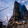 Lagos begins demolition of 25-storey building burnt in fatal Christmas Eve fire that killed 12, announces traffic diversions