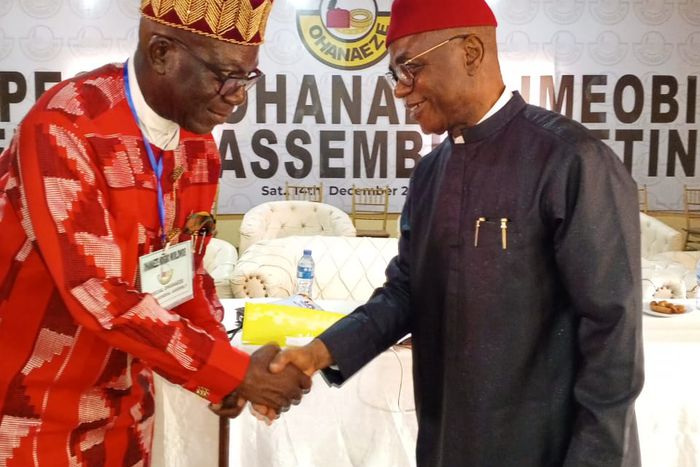 Ohanaeze Ndigbo's new President-General, Nze Fidelis Chukwu.