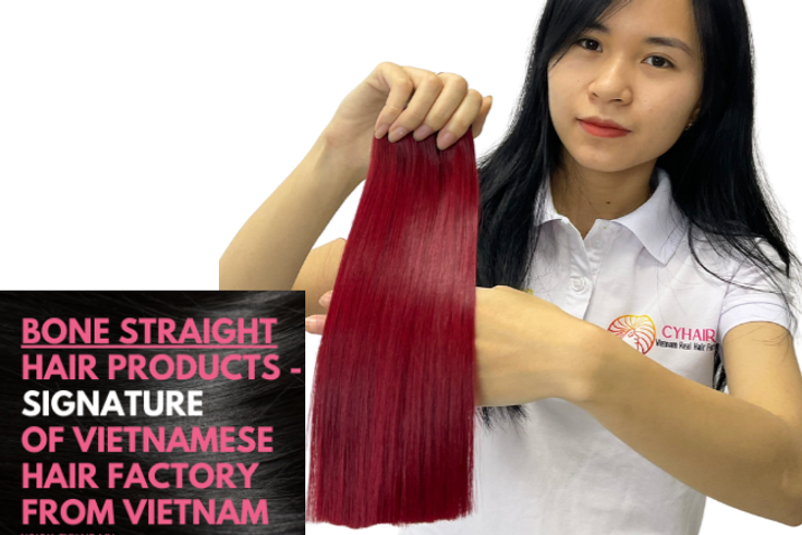 Bone straight hair products - Signature of Vietnamese hair factory from Vietnam
