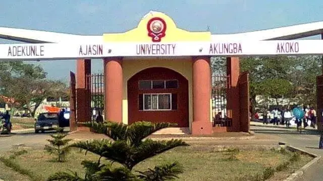 The frontage of Adekunle Ajasin University