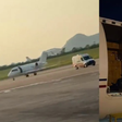 Panic at Abuja airport as jet loses door minutes after take-off, crew declares Mayday