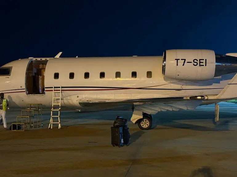 Triton Aviation jet that lost a door shortly after take-off