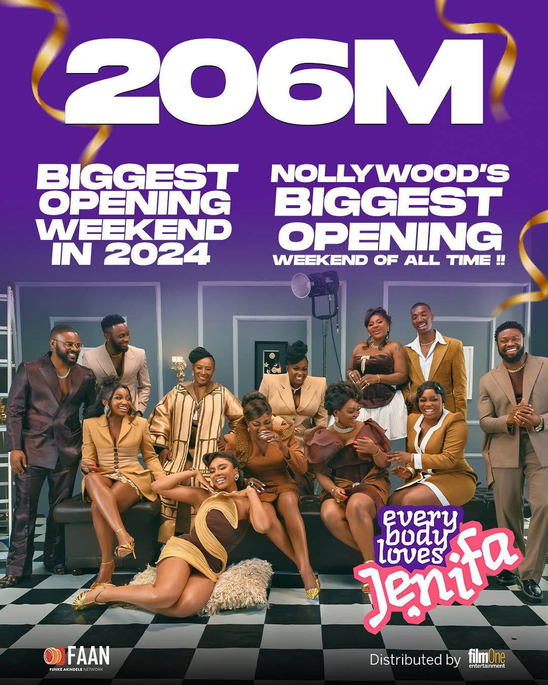  Funke Akindele’s 'Everybody Loves Jenifa' shatters box-office records with ₦206 million in its opening weekend