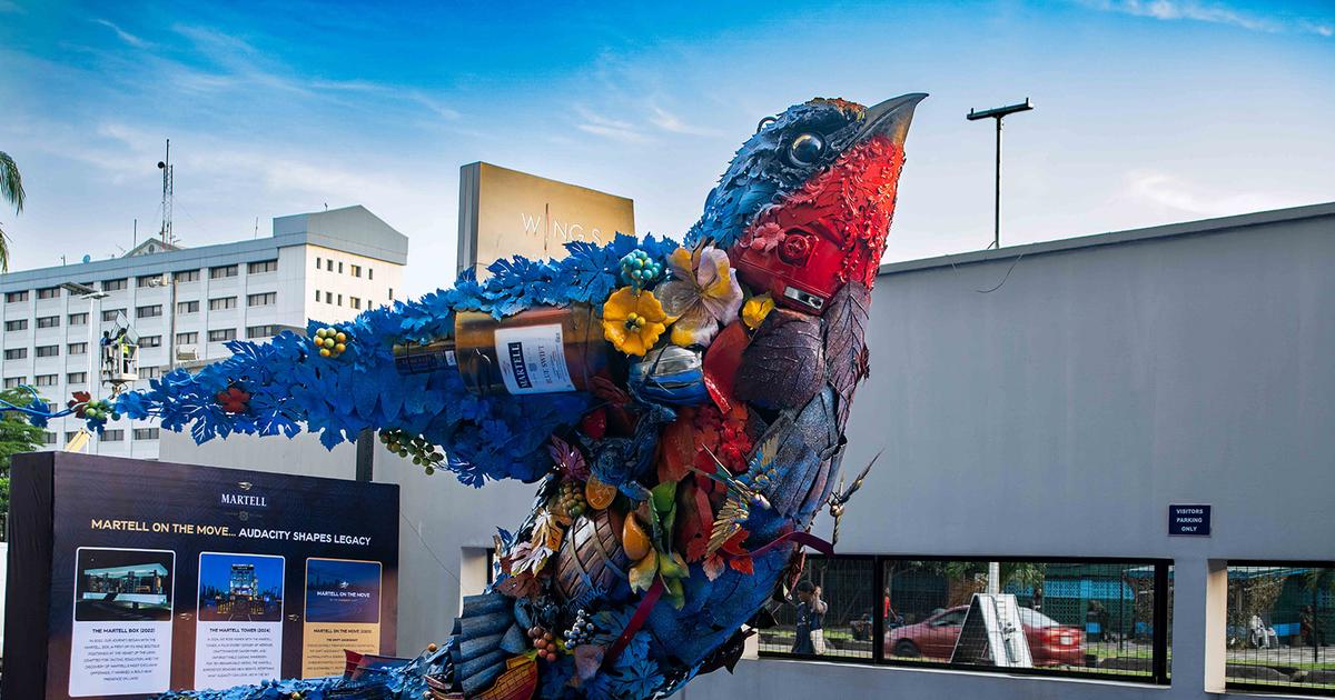 Martell Unveils Swift Ascendant Sculpture & Voyager Boat in Lagos