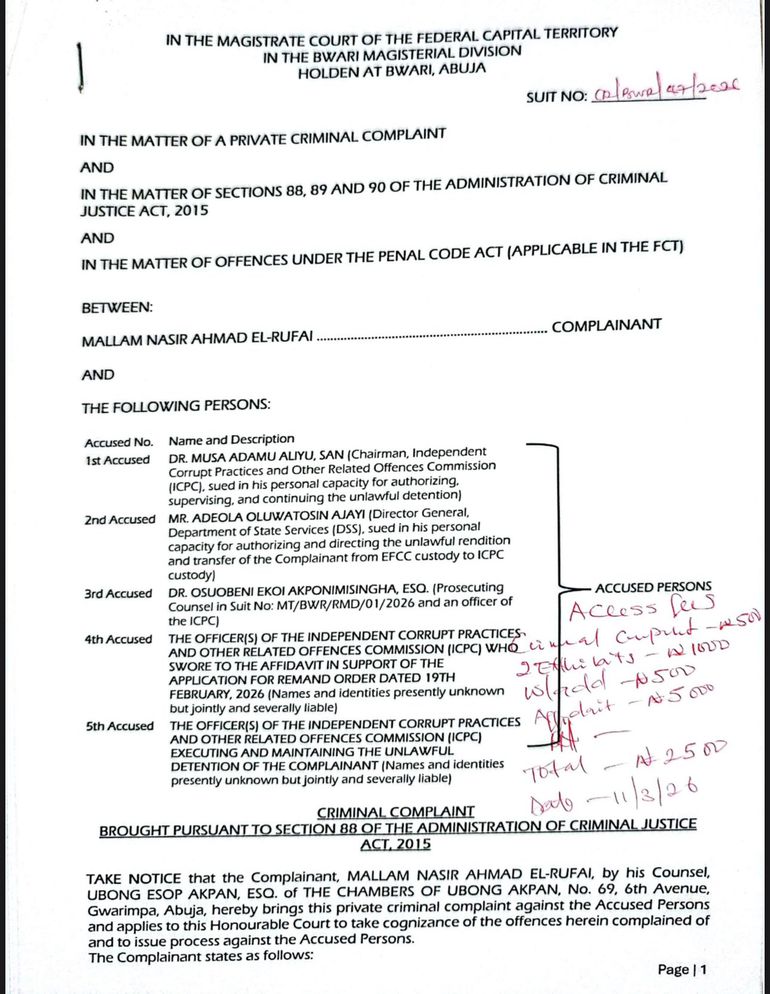 el-rufai-icpc-allegation