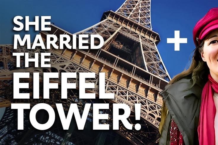 The strange love story of a woman who married the Eiffel Tower