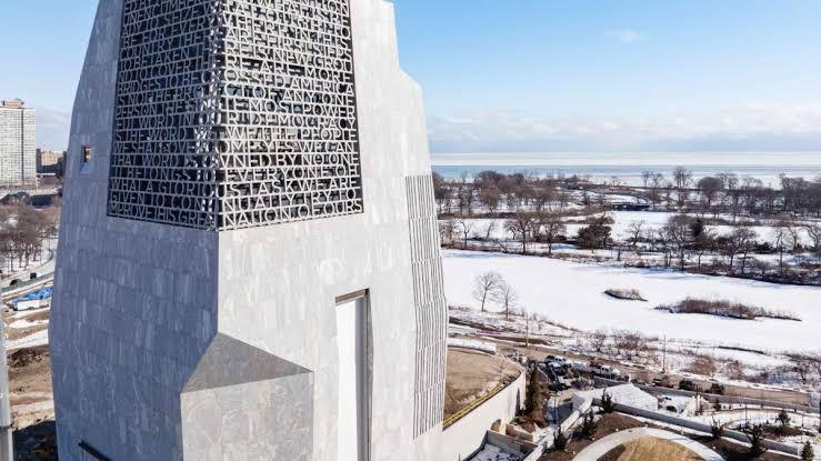 The Obama Presidential Center in Chicago, which officially opens with a ceremony featuring global music stars.