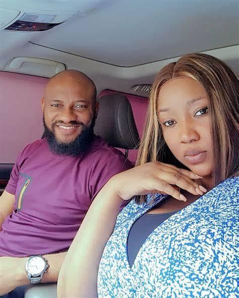Judy Austin and Yul Edochie. Judy said they met years after her previous marriage had ended.