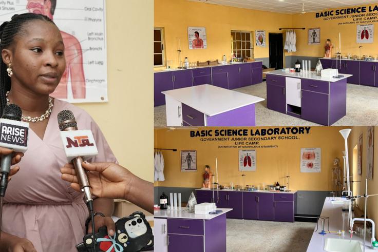 Ex-corps member gifts science lab to Abuja public school to honour Mandela Day