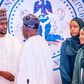 The late former President Muhammadu Buhari's only surviving son, Yusuf and President Bola Tinubu at a special FEC meeting.
