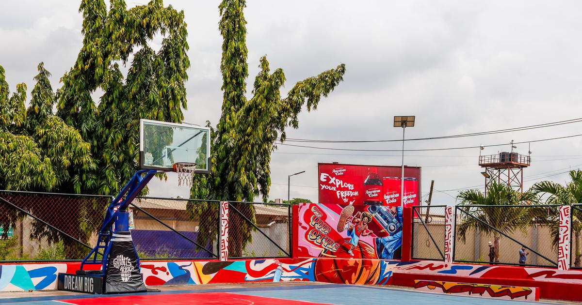 American Cola Transforms Ilupeju Basketball Court into Creative Hub for Lagos Youth