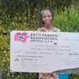 16-year-old Daniella Owoeye, who emerged as the highest scorer in the 2026 JAMB examination, receives ₦1 million scholarship