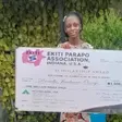 16-year-old Daniella Owoeye, who emerged as the highest scorer in the 2026 JAMB examination, receives ₦1 million scholarship