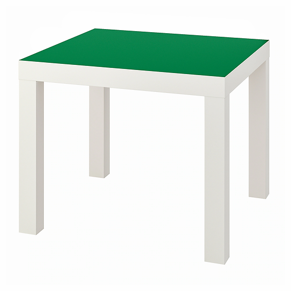 LACK Side Table 55x55 cm, White/green by IKEA