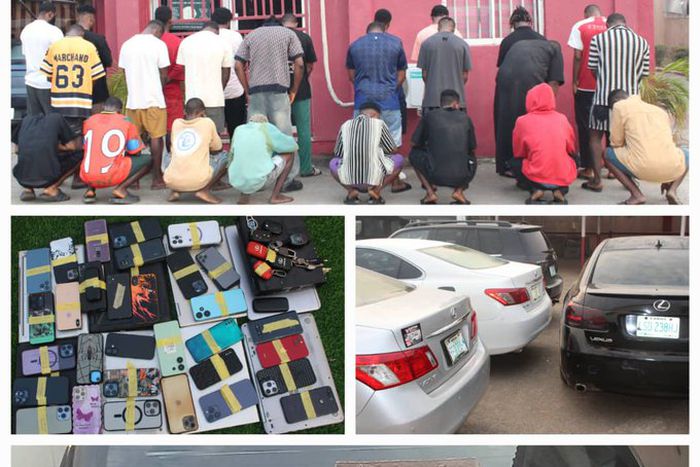 EFCC bursts Yahoo academy in Benin, arrests 25 suspected internet fraudsters