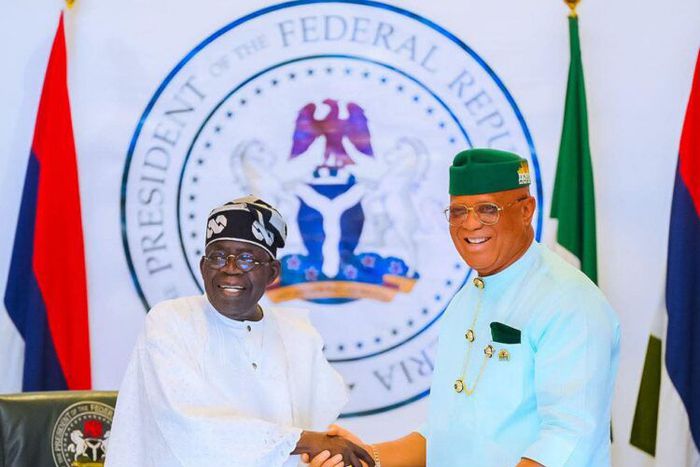 President Bola Tinubu and Governor Umo Eno of Akwa Ibom State.