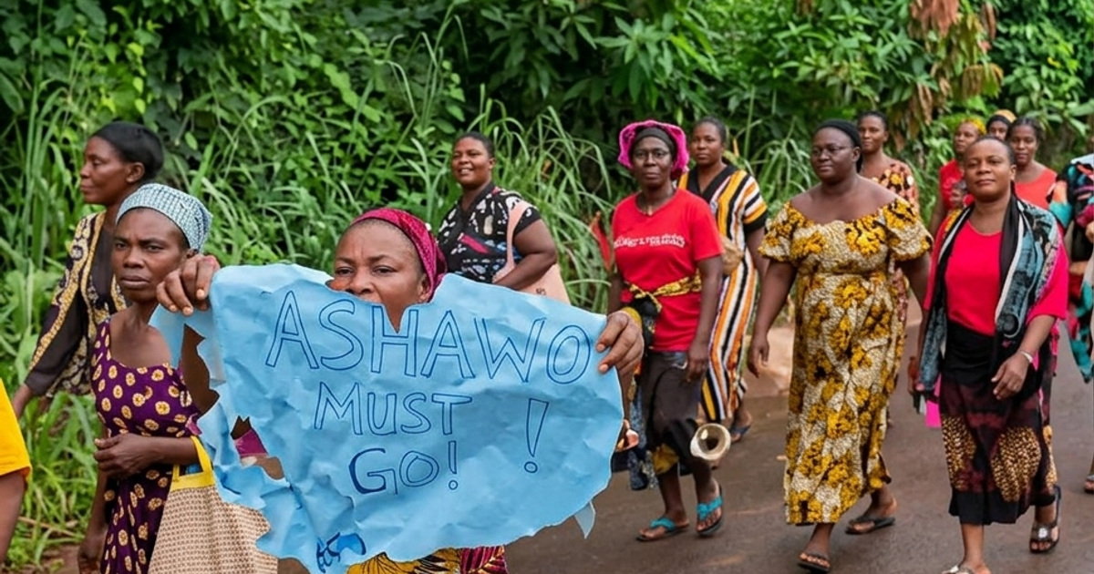 ‘Sex workers must go’ — Enugu women protest, accuse sex workers of snatching husbands, sons (see full details)