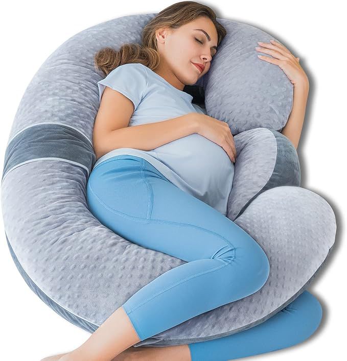 QUEEN ROSE E-Shaped Full Body Pregnancy Pillow