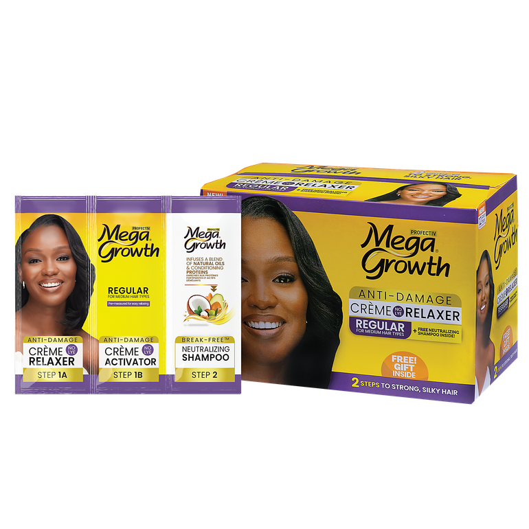 MegaGrowth products for a healthy, relaxed hair journey