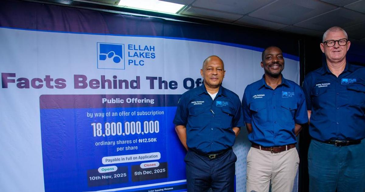 Ellah Lakes: Final 24 Hours to Invest in Nigeria's ₦235bn Agro-Industrial Offer