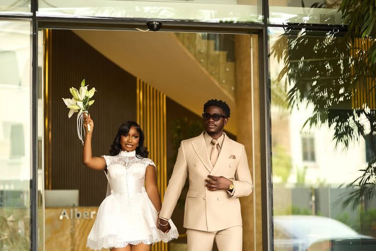 Simi and Femi Dapson Get Legally Hitched in 50’s Elegance