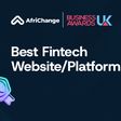 AfriChange UK Wins “Best Fintech Website/Platform” at the 2026 Fintech Awards