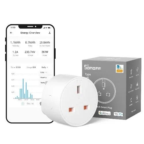 Itead Sonoff S31 Wi‑Fi Smart Plug with Energy Monitor