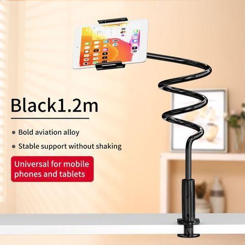 ARHANORY Tripod Stand Phone Holder Desktop Lazy With Rotate 360 Degrees Various Shapes Black