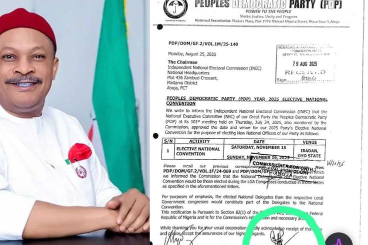 PDP convention in turmoil as Anyanwu’s 'forged signature' deepens crisis