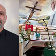 Tragedy as catholic priest dies after heavy wooden crucifix falls on him during livestreamed Mass in Ecuador
