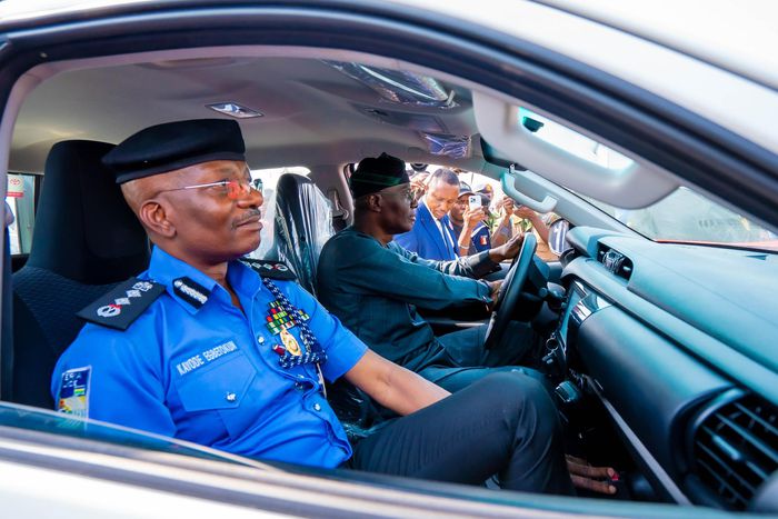 Governor Babajide Sanwo of Lagos and Inspector General of Police (IGP), Kayode Egbetokun.