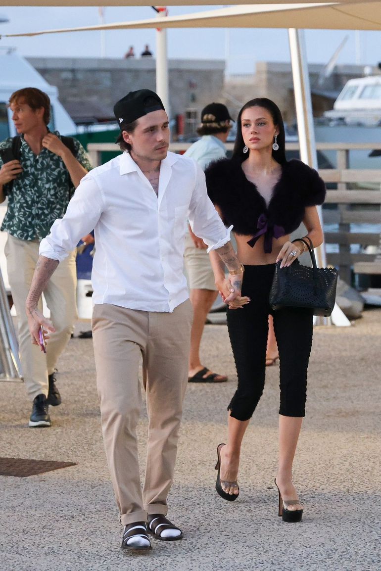 Brooklyn Peltz Beckham and his wife Nicola Peltz | Getty