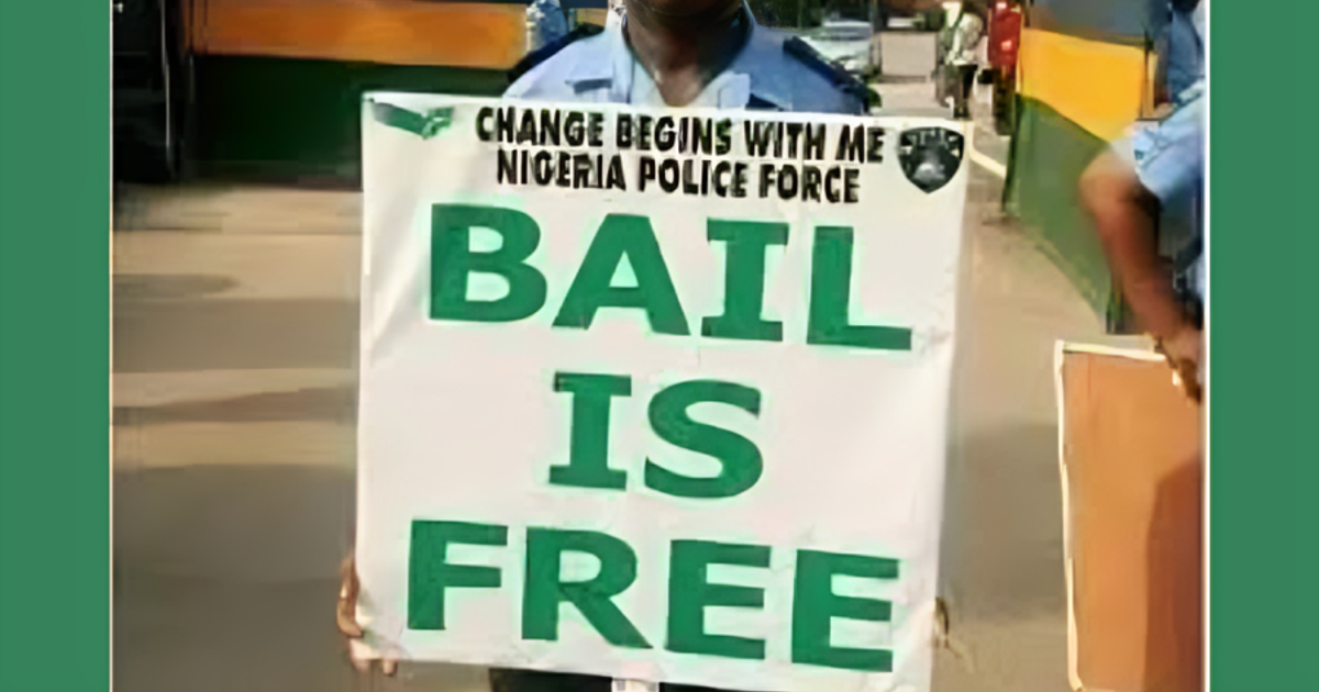 Police Warn Nigerians: Bail Is Free, Report Extortion at 080-570-00001